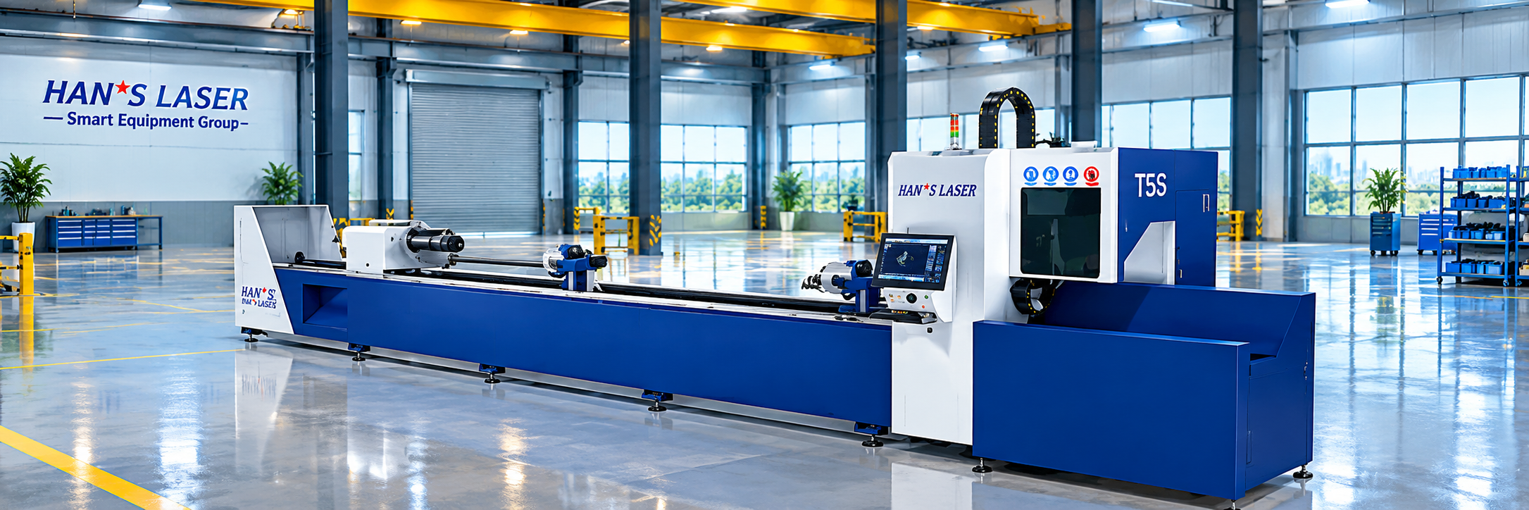 CNC Laser Machine in Modern Factory
