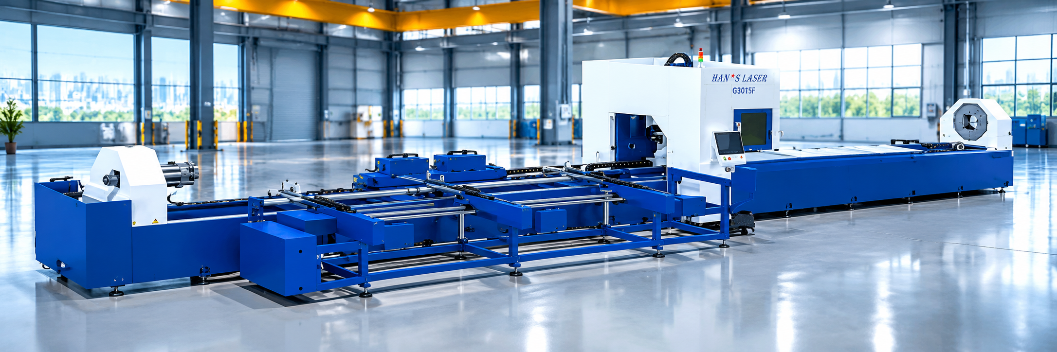 HAN’S LASER G3015F in Modern Factory